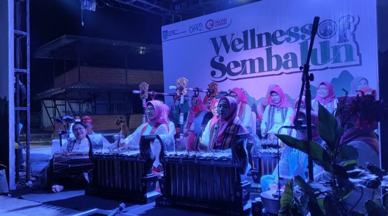 Gamelan Srikandi NTB beraksi di Acara Wellness of Sembalu
